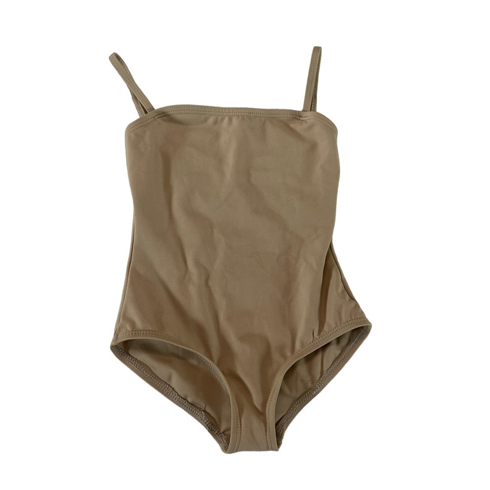 Capezio Nude Ballet Bodysuit Leotard Size M